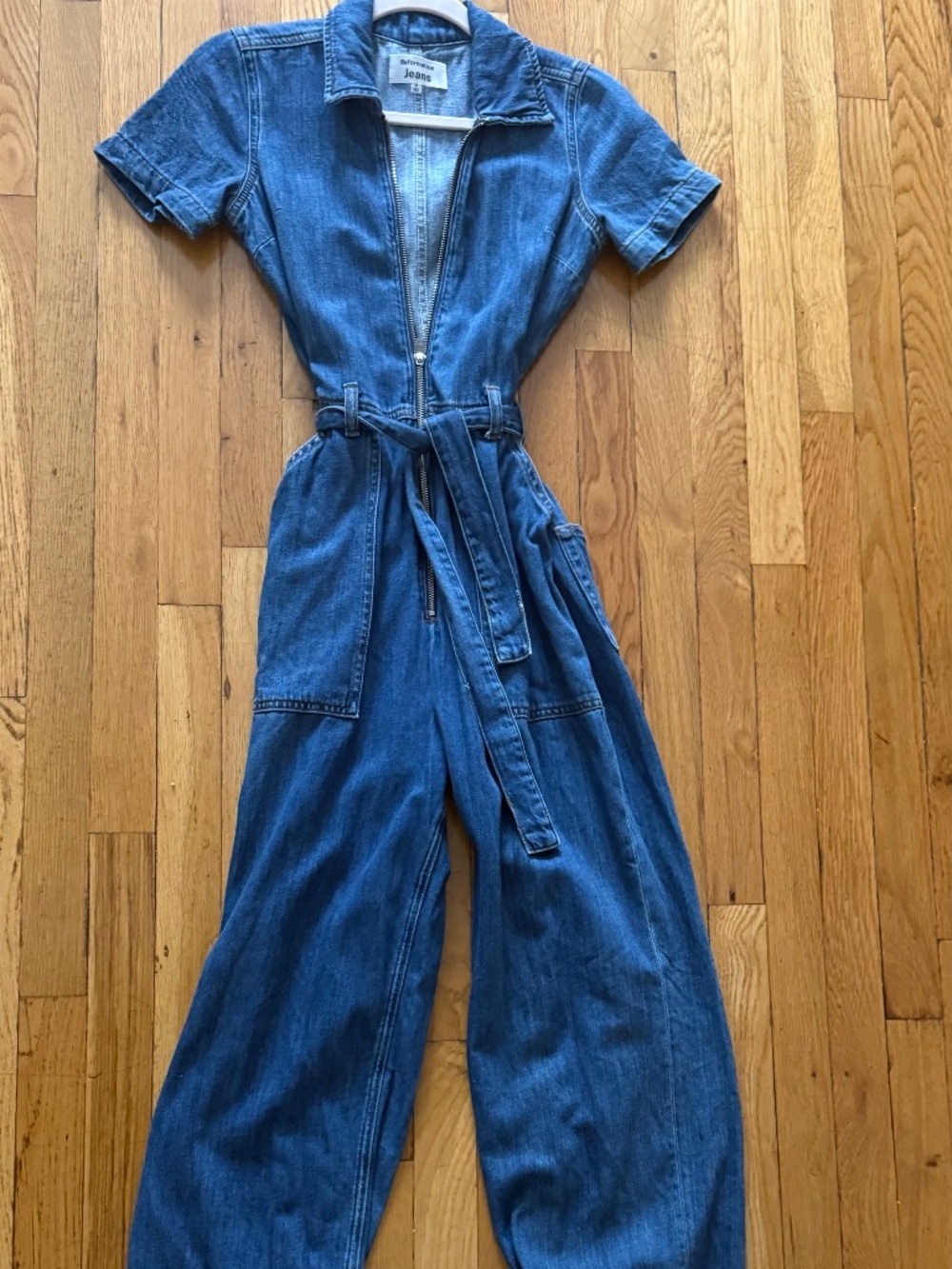 Reformation Jean Jumpsuit